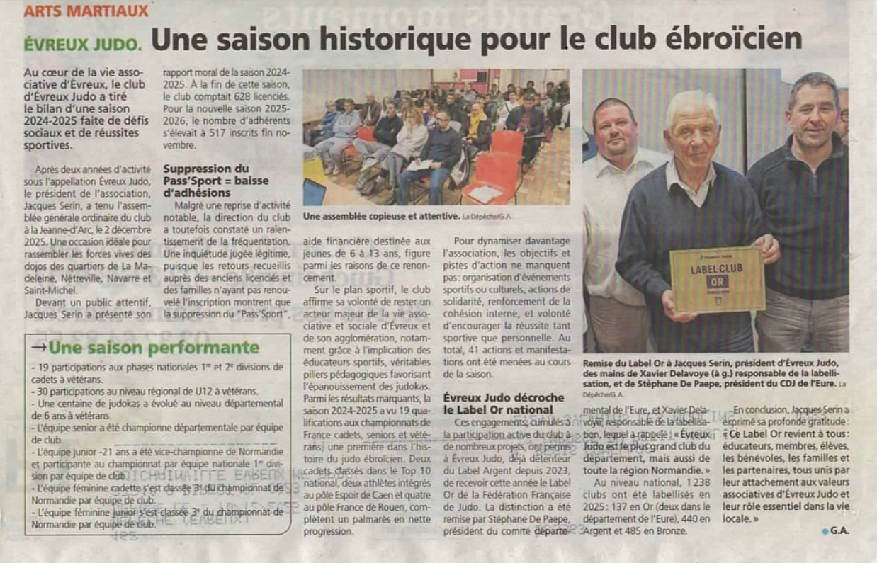 LA DEPECHE, 12/12/25