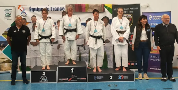 STÉPHANIE CARUANA ET BERTRAND SERIN SUR LES PODIUMS VÉTÉRANS