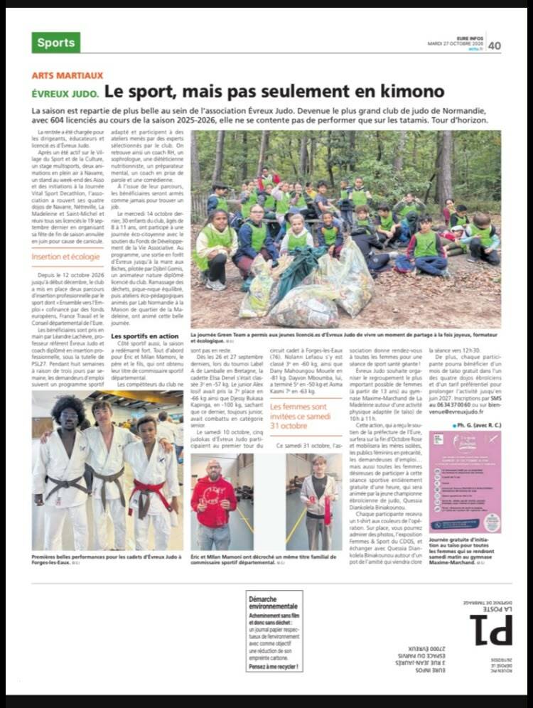 EURE INFOS, 27/10/26
