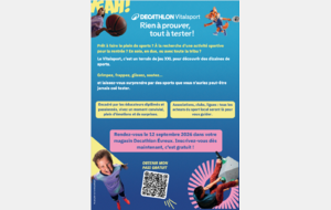 VITALSPORT DECATHLON SAMEDI 12 SEPTEMBRE