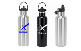 Gourde Alu 750ml EVREUX JUDO + prénom