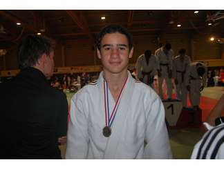 Championnat inter-régions Minimes
Hugo en bronze