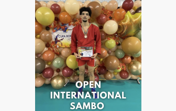Sahel Naroun, 3ème à l'Open international de Sambo de Bucarest