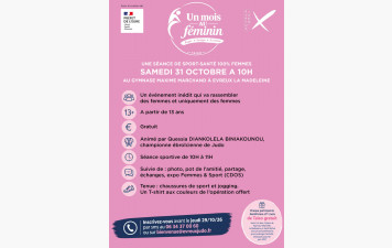 SAMEDI 31 OCTOBRE : LES FEMMES ONT RV AVEC LE SPORT-SANTÉ