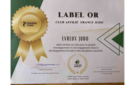 EVREUX JUDO EN OR !