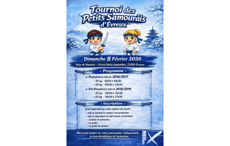 Tournoi des Petits Samouraïs au dojo de Navarre